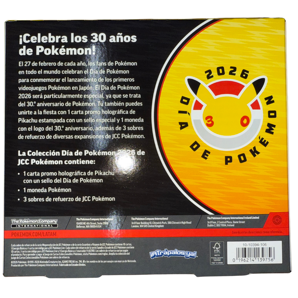 Spanish - Pokemon Day 2026 Collection Case
