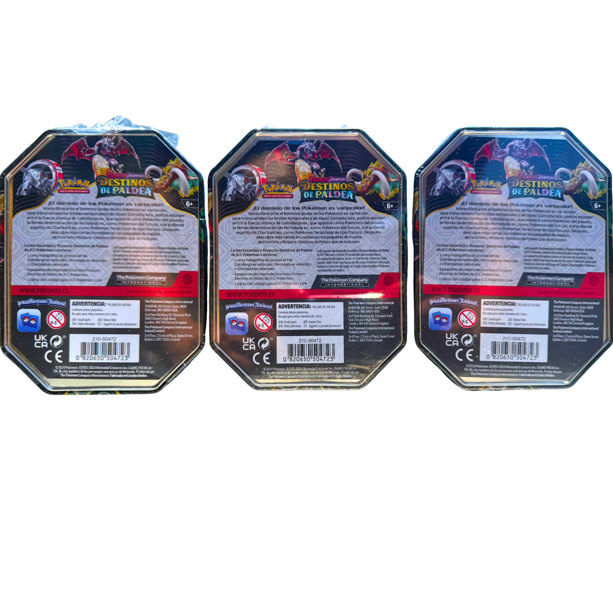 Spanish - Destinos de Paldea (Paldean Fates) Tin Set