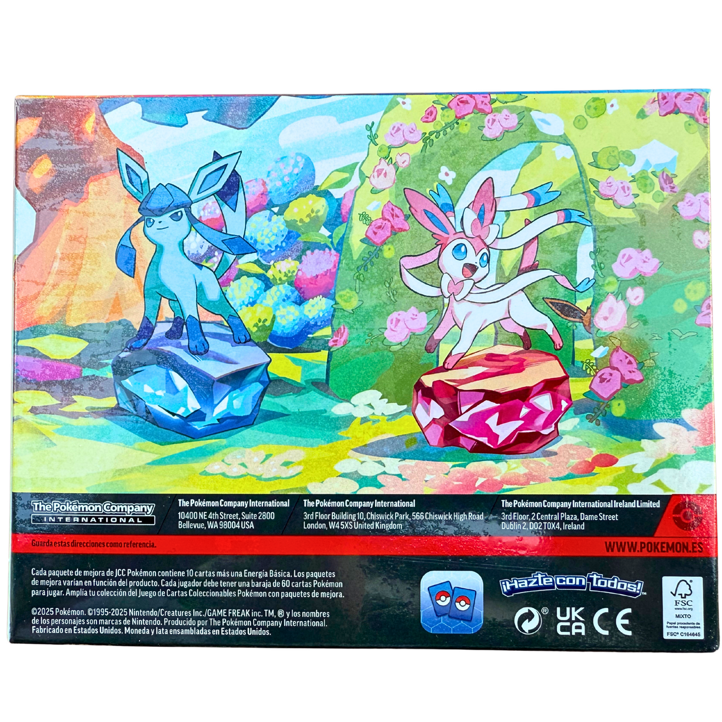 Pokemon TCG Spanish - Evoluciones Prismaticas (Prismatic Evolutions) Mini Tin Display