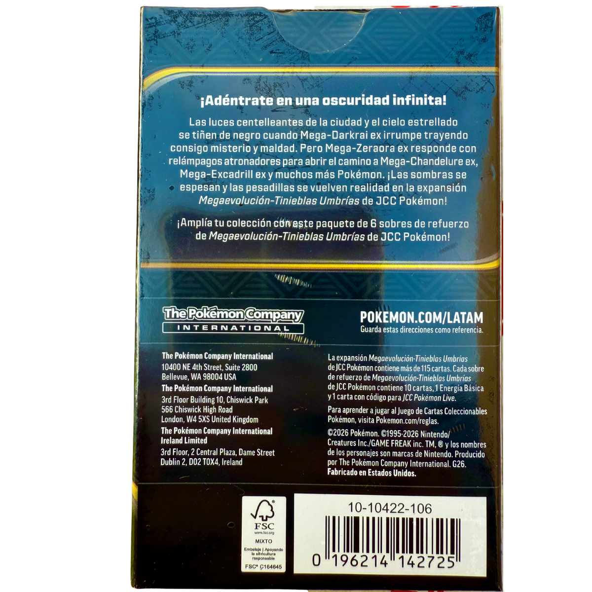 Spanish - Tinieblas Umbrias (Pitch Black) Booster Bundle
