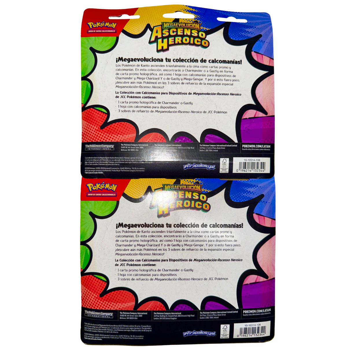 Spanish - Ascenso Heroico (Ascended Heroes) Sticker Collection Set