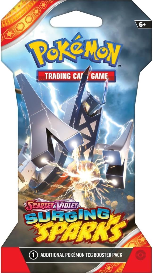 x6 Surging Sparks Sleeved Booster packs