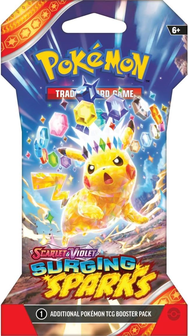 x6 Surging Sparks Sleeved Booster packs
