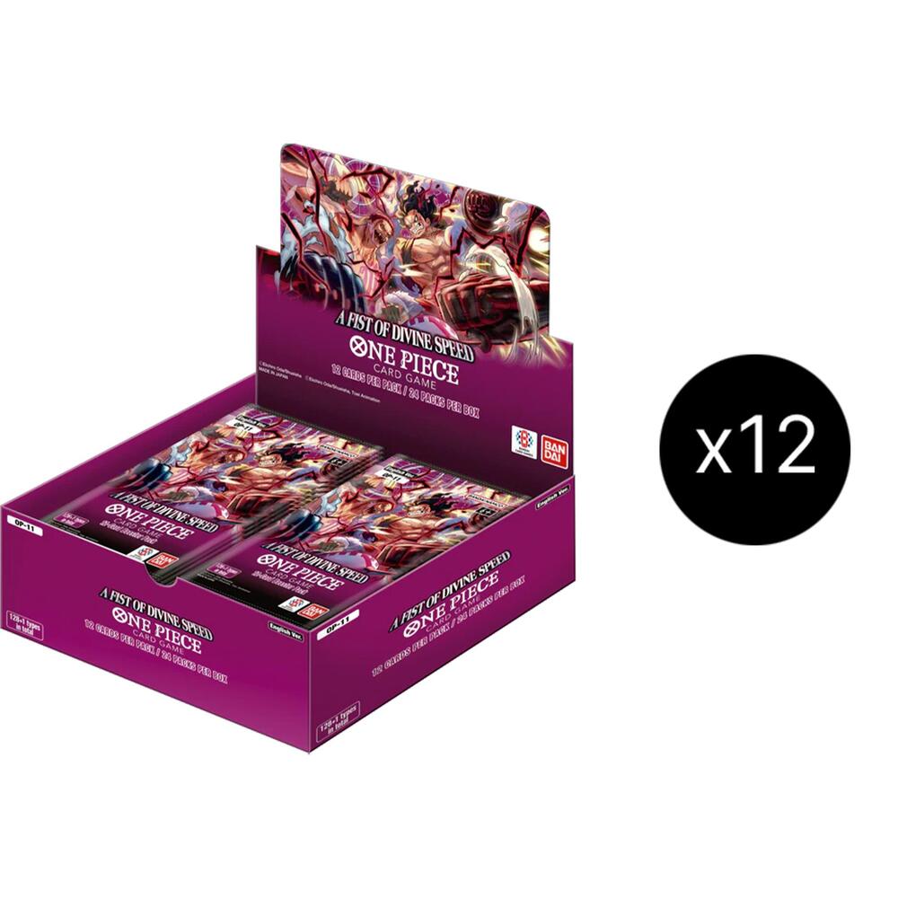 One Piece - A Fist of Divine Speed Booster Box Case (OP11)