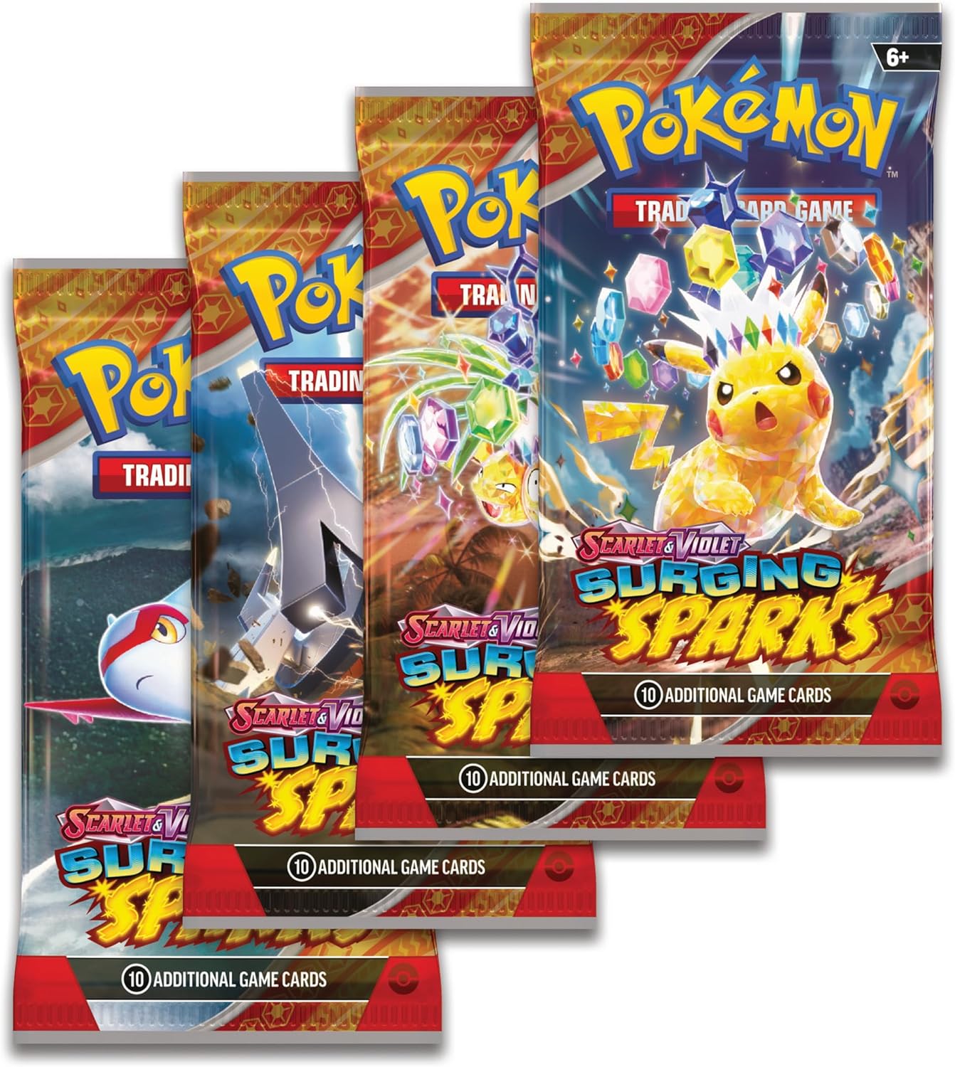 Surging Sparks Booster box display