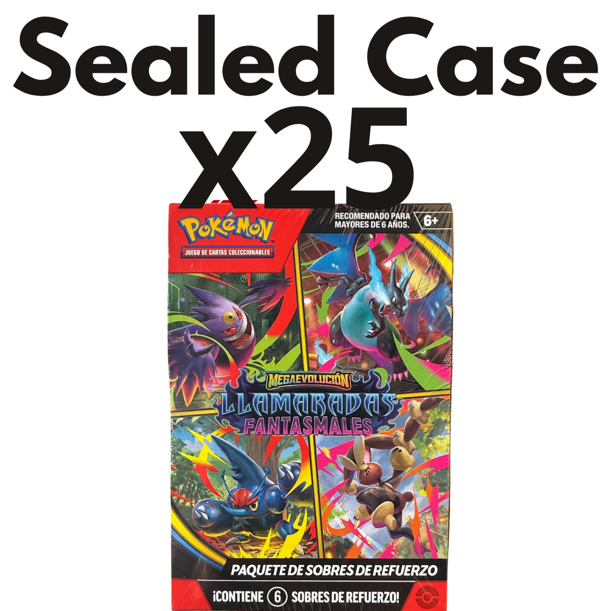 Spanish - Llamaradas Fantasmales (Phantasmal Flames) - Booster Bundle CASE