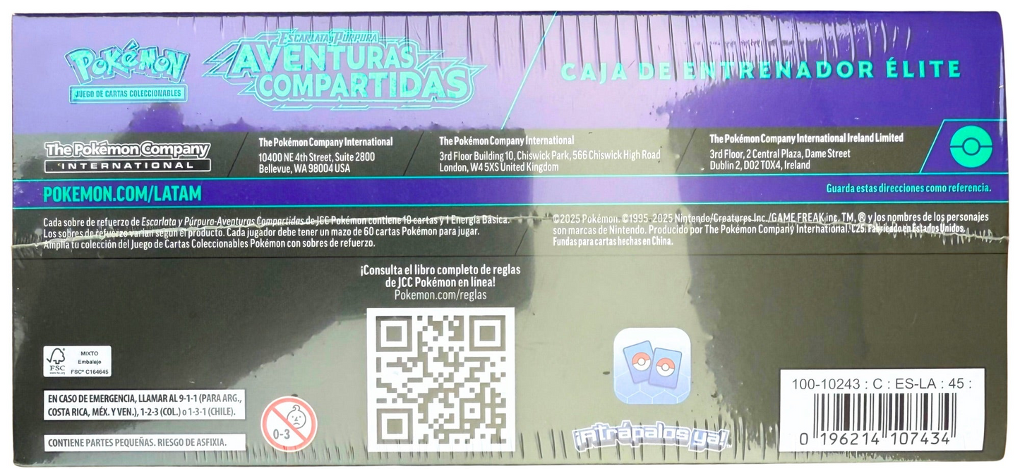 Spanish - Aventuras Compartidas (Journey Together) - Elite Trainer Box