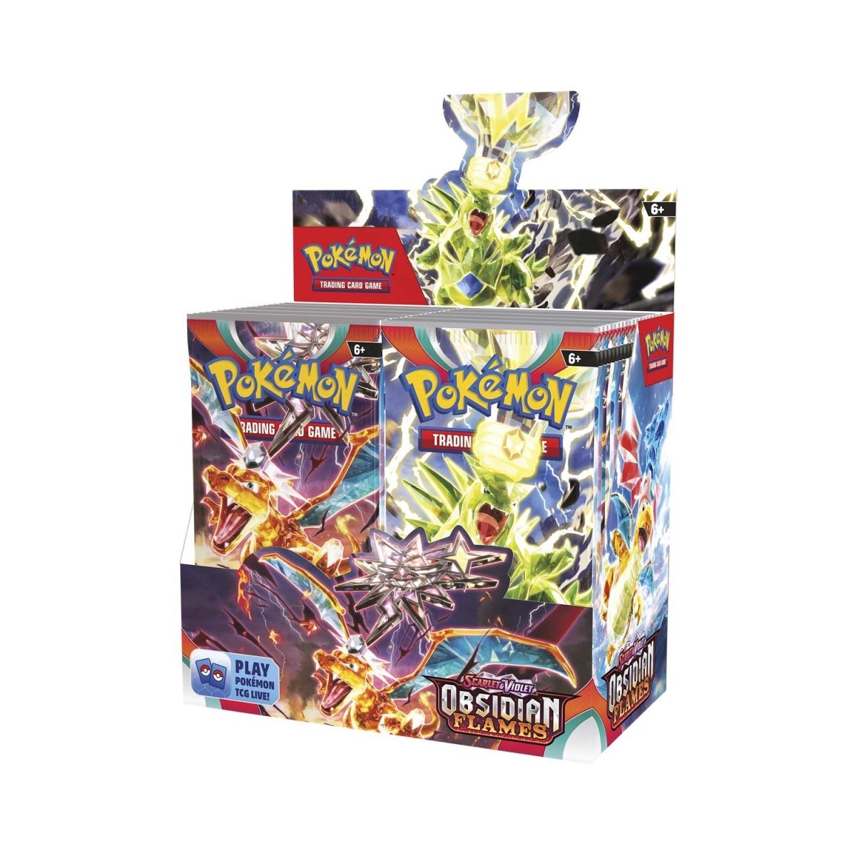 Obsidian Flames Booster Box Display