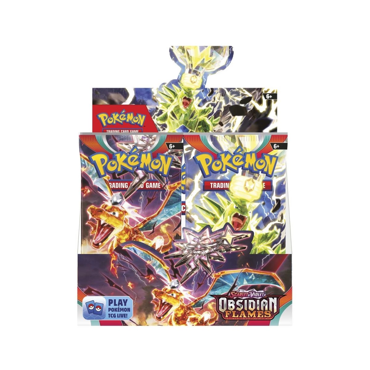 Obsidian Flames Booster Box Display