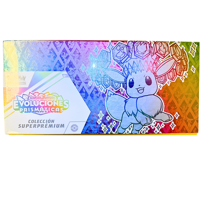 Spanish Evolucione Prismaticas (Prismatic Evolutions) Super Premium Collection