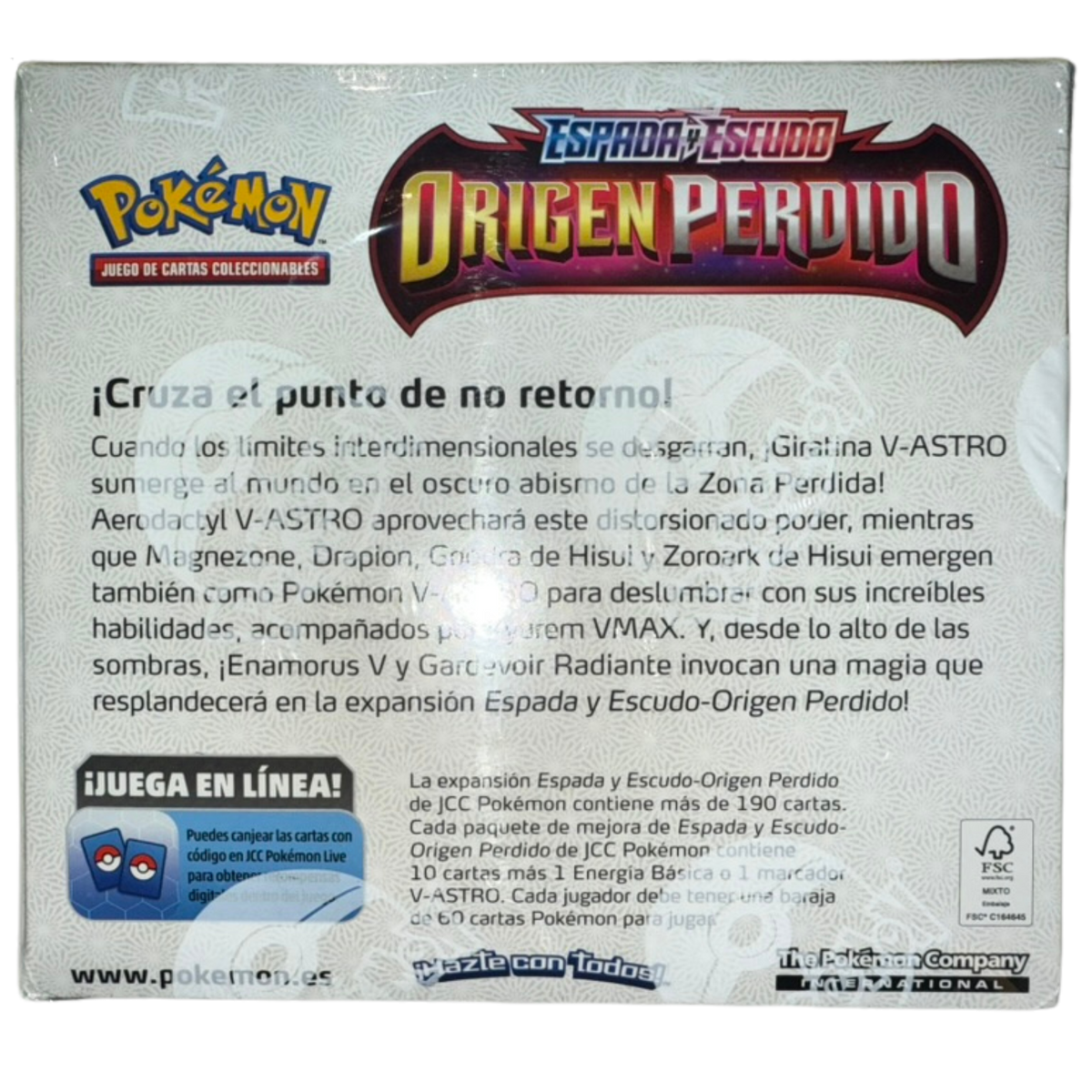 Spanish - Origen Perdido (Lost Origing) Booster Box
