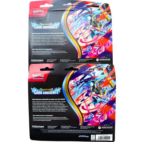 Spanish - x2 Caos Creciente (Chaos Rising) 3 pack Blister set