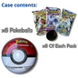 Spanish - Best of 2021 Pokeball Tin Case (6 tins)