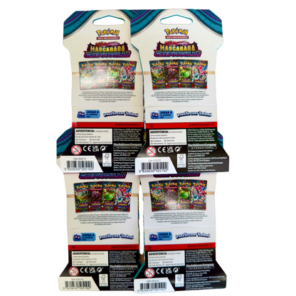Spanish - x6 Mascarada Crepuscular (Twilight masquerade) sleeved booster pack