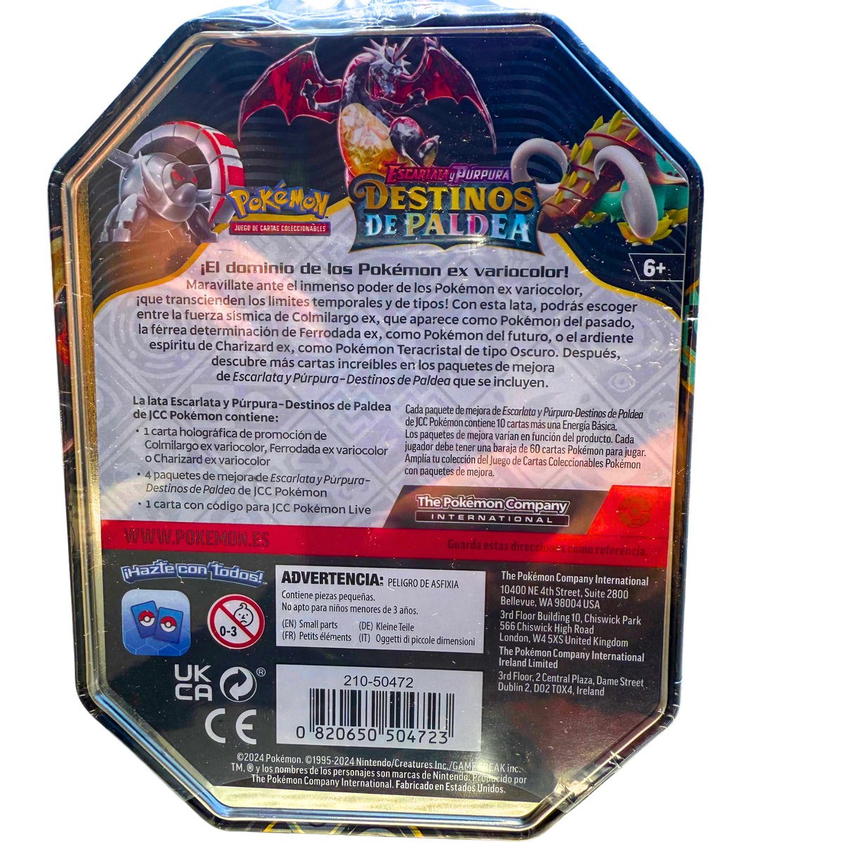 Spanish - Destinos de Paldea (Paldean Fates) Tin Set