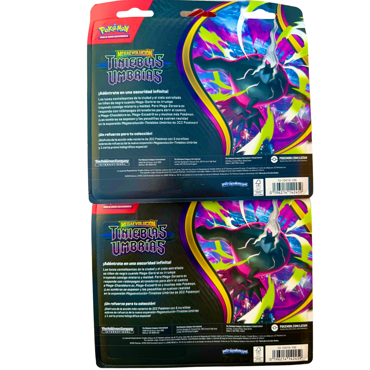 Spanish - x2 Tinieblas Umbrias (Pitch Black) 3 pack Blisters
