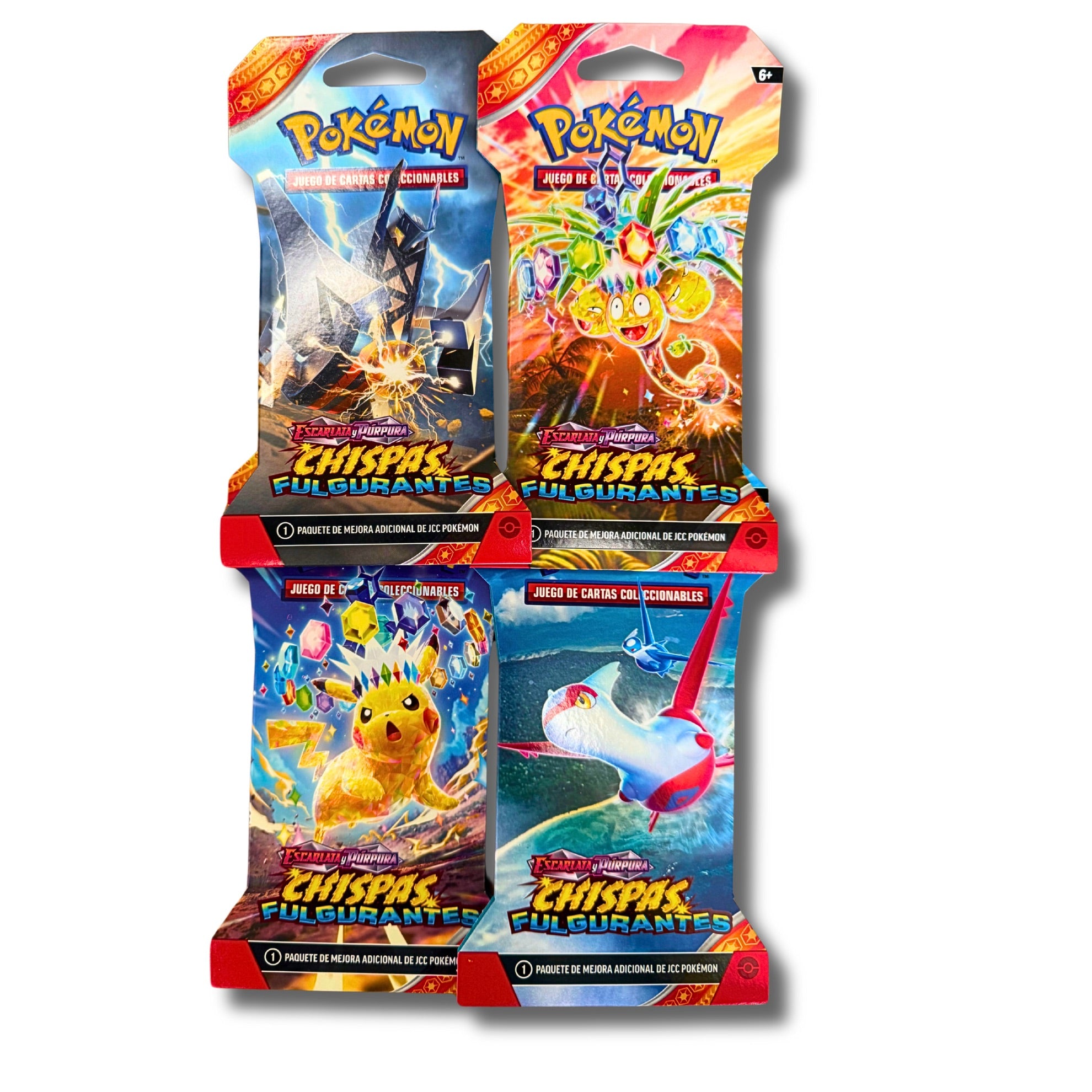 Spanish - x6 Chispas Fulgurantes (Surging Sparks) sleeved booster