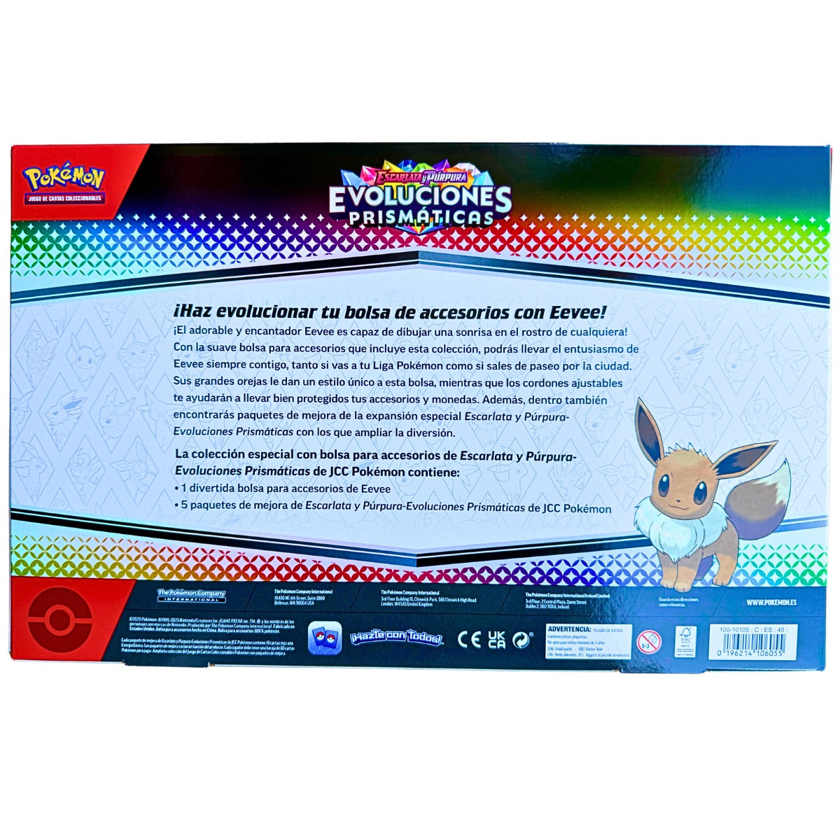 Spanish Prismatic Evolutions Pouch Collection
