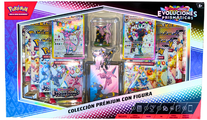 pokemon trading card game: prismatic evolutions premium figure collection Spanish - Evoluciones Prismaticas (Prismatic Evolutions)