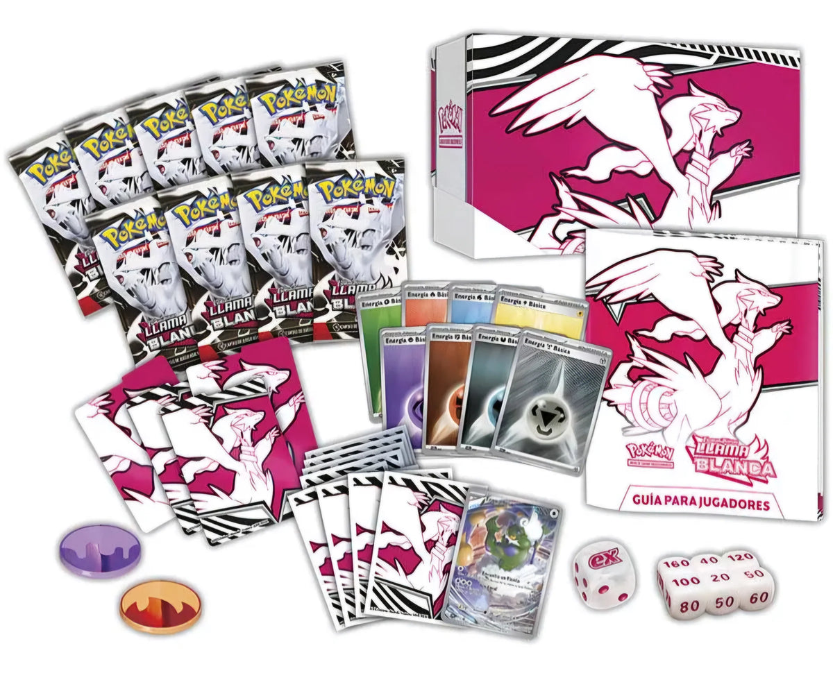 Pokemon TCG Spanish - Llama Blanca (White Flare) Elite Trainer box