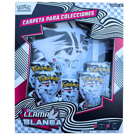 Pokemon TCG Spanish - Llama Blanca (White Flare) Binder Collection
