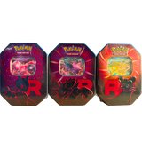 Spanish - Team Rocket Lata (Tin) Set 3 pack