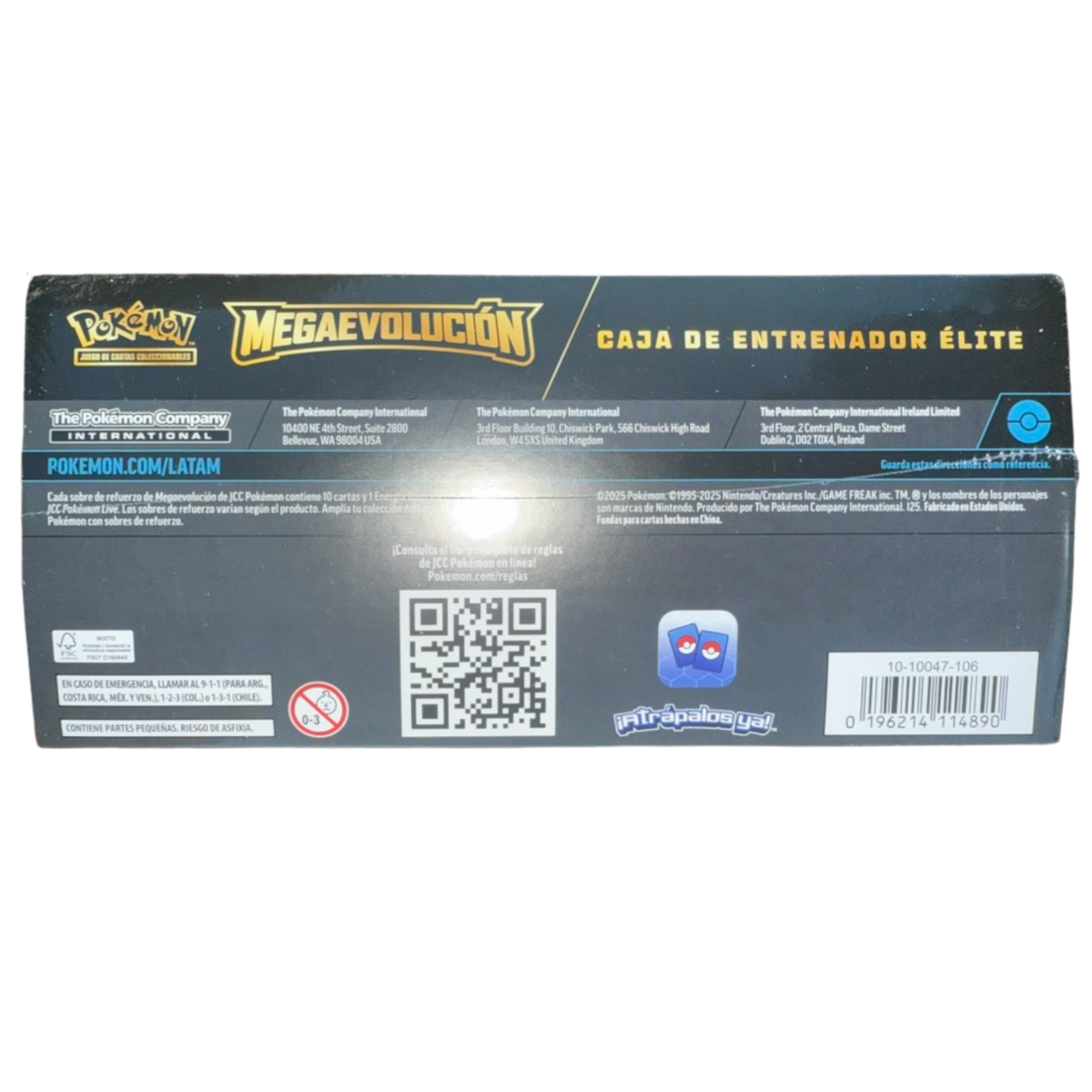 Spanish - Mega Evolucion (Mega Evolution) - Elite Trainer Box (Mega Lucario)