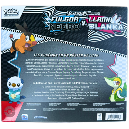 Spanish - Llama Blanca y Fulgor Negro (Black & White) - Unova Poster Collection