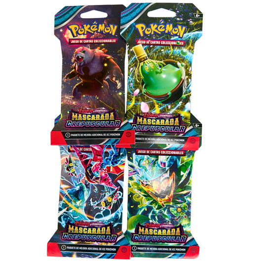 Spanish - x6 Mascarada Crepuscular (Twilight masquerade) sleeved booster pack