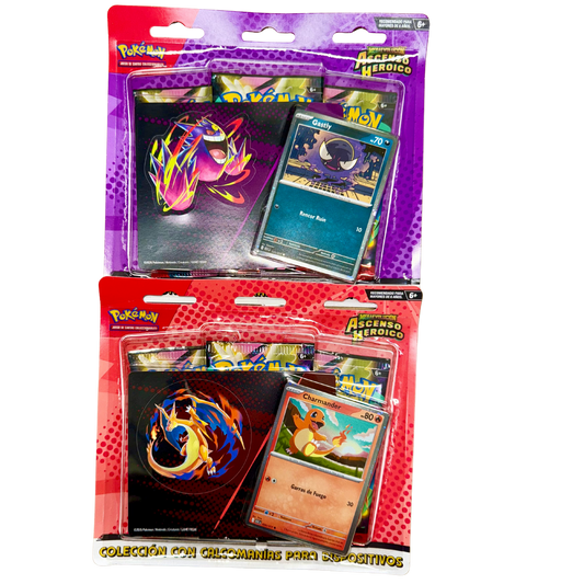 Spanish - Ascenso Heroico (Ascended Heroes) Sticker Collection Set