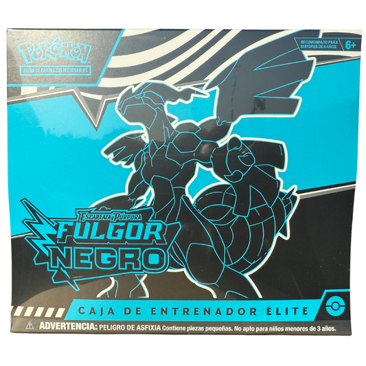 Pokemon TCG Spanish - Fulgor Negro (Black Bolt) Elite Trainer box