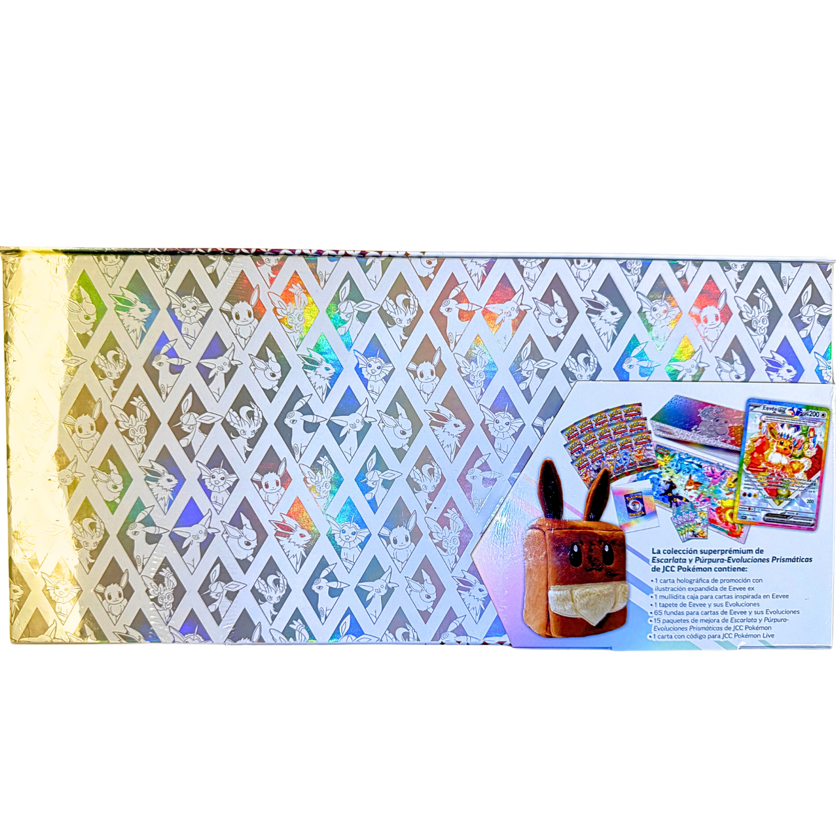 Spanish Evoluciones Prismaticas (Prismatic Evolutions) Super Premium Collection
