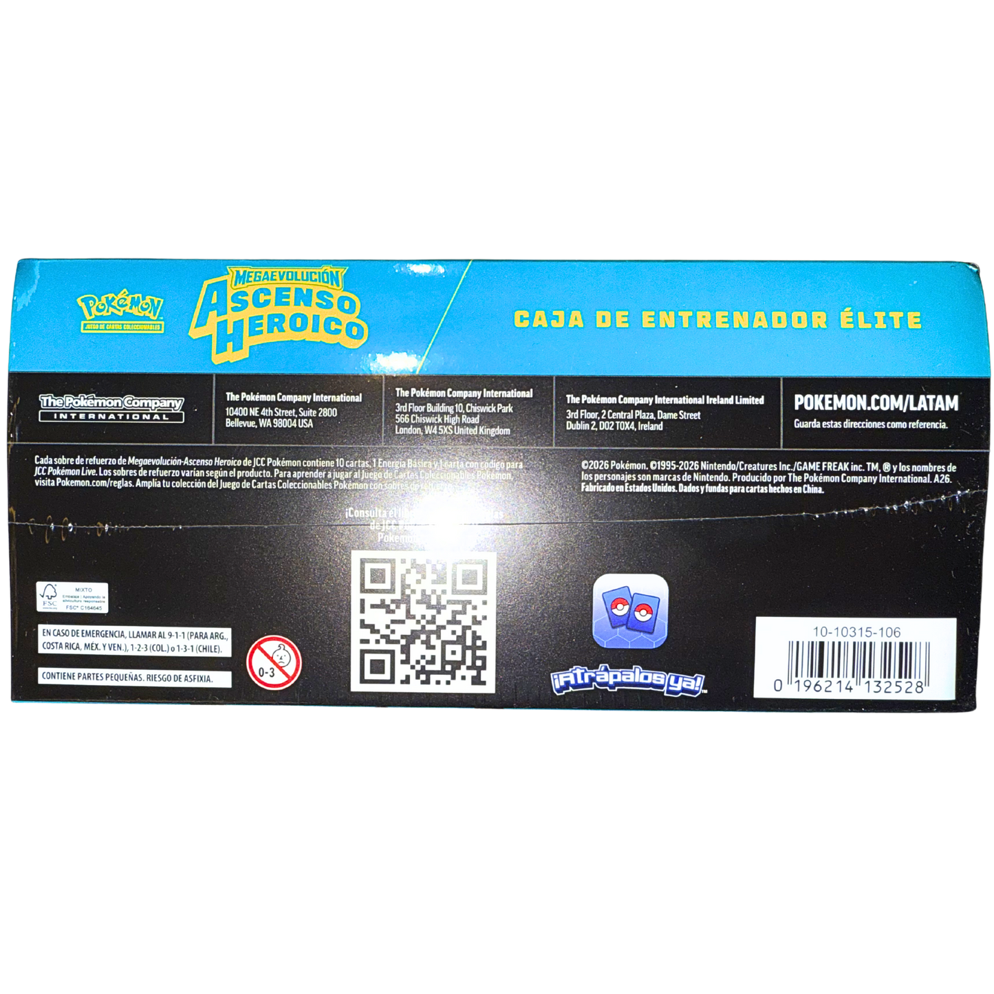 Spanish - Ascenso Heroico (Ascended Heroes) Elite Trainer Box