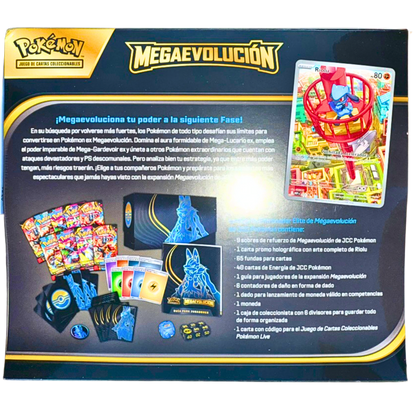 Spanish - Mega Evolucion (Mega Evolution) - Elite Trainer Box (Mega Lucario)