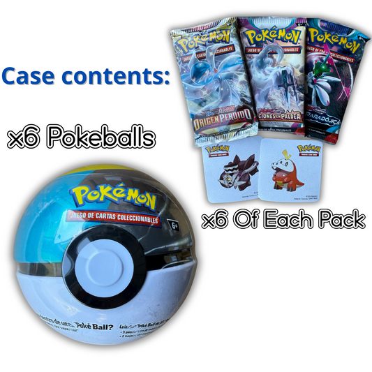 Spanish - Pokeball Tin Case 2024 (6 tins)