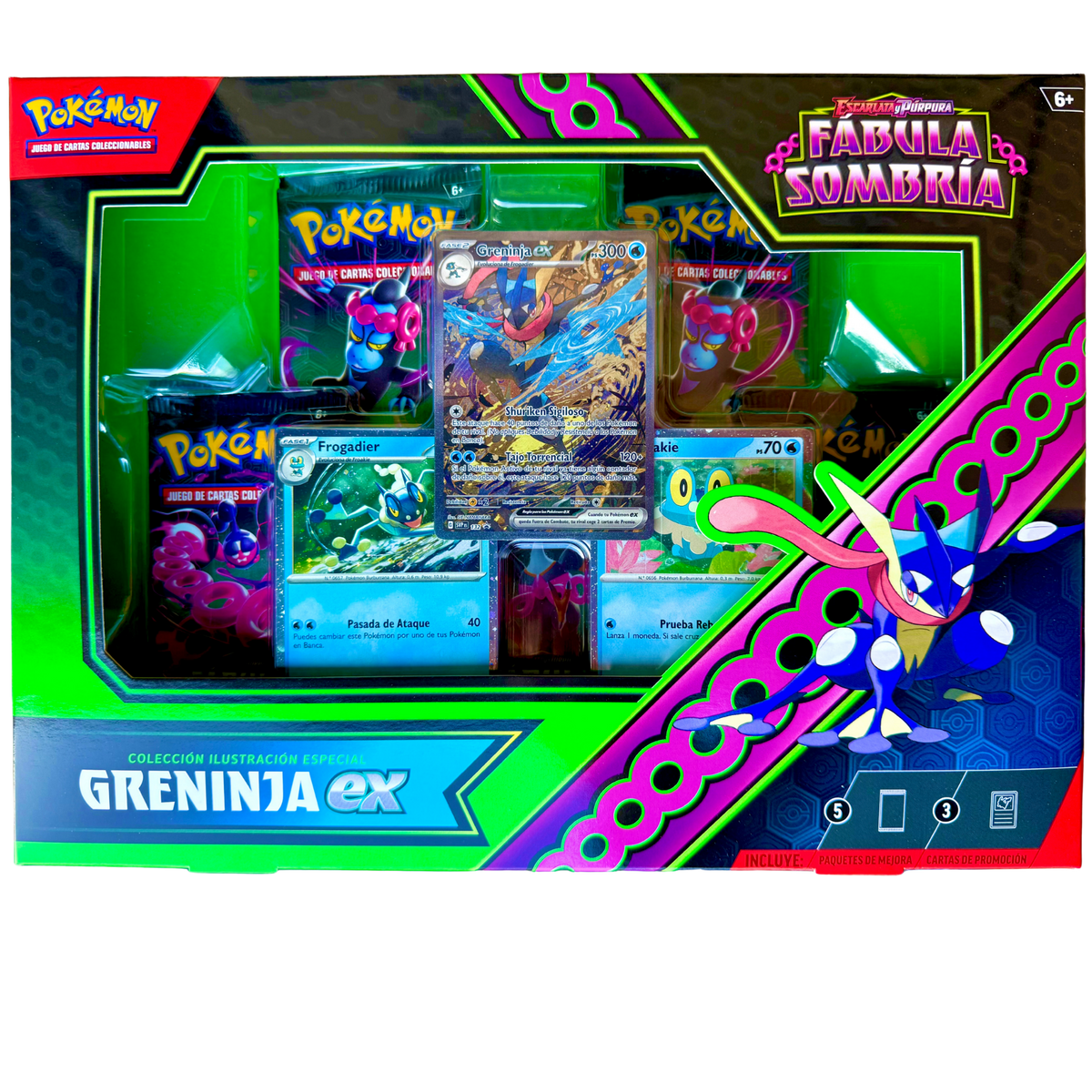 Spanish - Special Illustration Collection Greninja - Fabula Sombria (Shrouded Fabled)