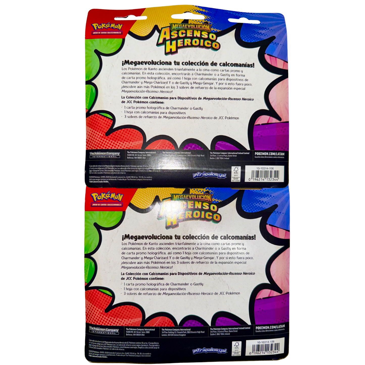 Spanish - Ascenso Heroico (Ascended Heroes) Sticker Collection Set