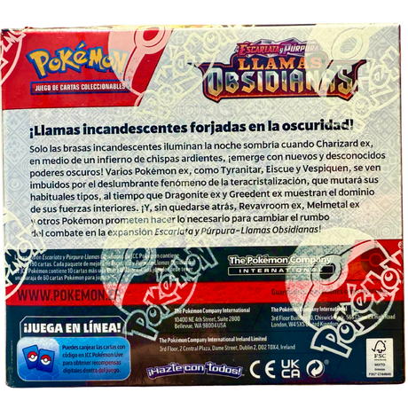Spanish - Llamas Obsidianas (Obsidian Flames) Booster Box