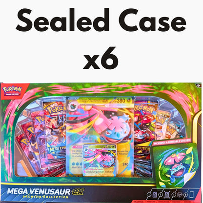 Mega Venusaur Ex Premium Collection Sealed Case