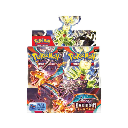 Obsidian Flames Booster Box Display