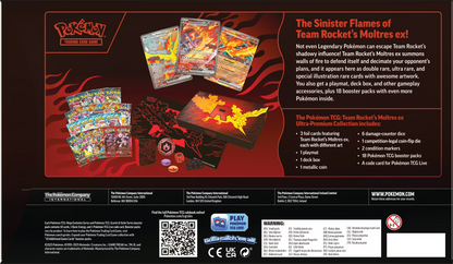 Team Rocket Moltres Ex Ultra Premium Collection