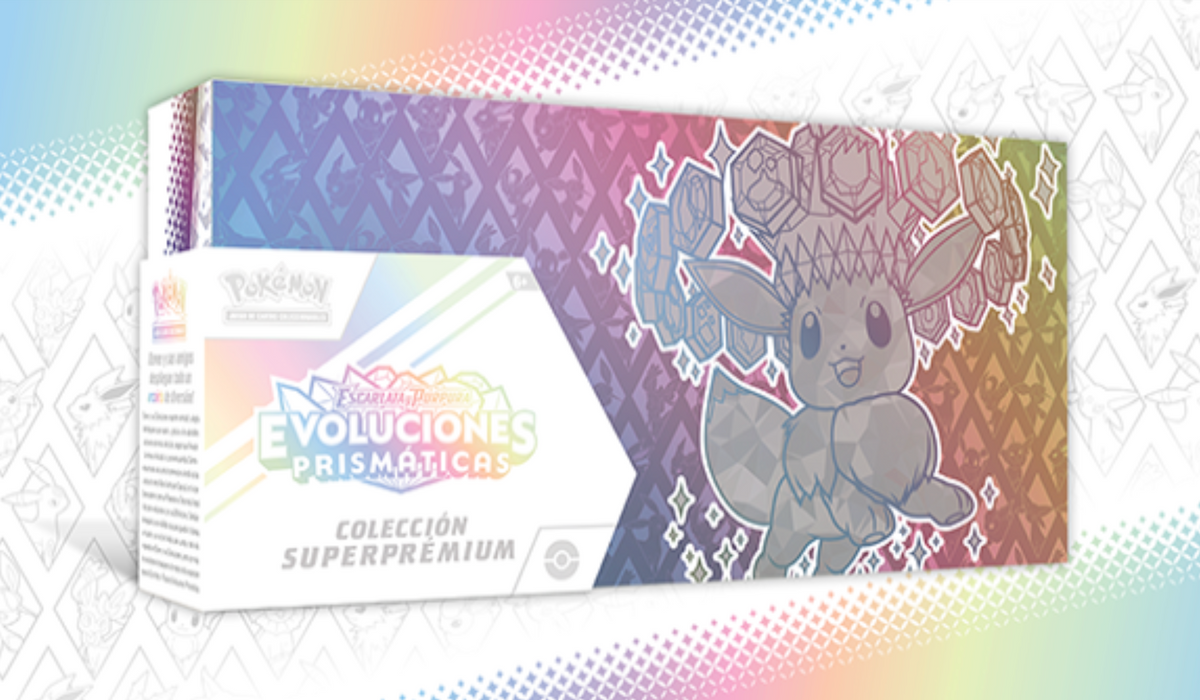 Spanish Evoluciones Prismaticas (Prismatic Evolutions) Super Premium Collection