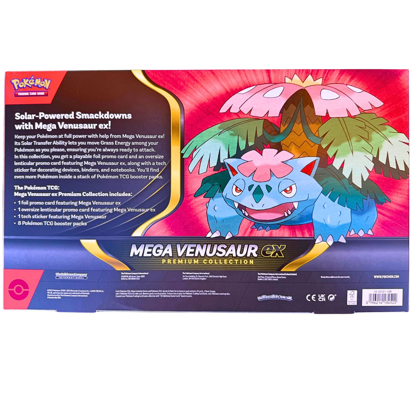 Mega Venusaur Ex Premium Collection Sealed Case