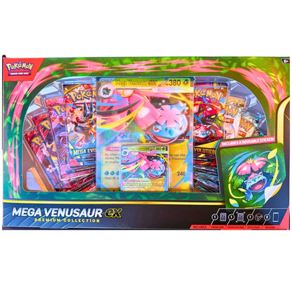 Mega Venusaur Ex Premium Collection Sealed Case
