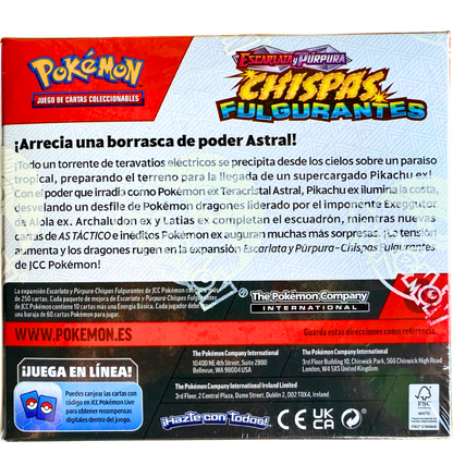 Spanish - Chispas Fulgurantes (Surging Sparks) Booster Box